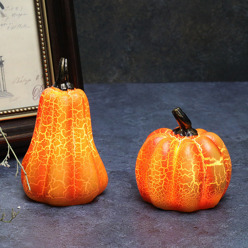Halloween LED Pumpkin Lantern Decorative Props for Spooky Parties and Trick-or-Treat