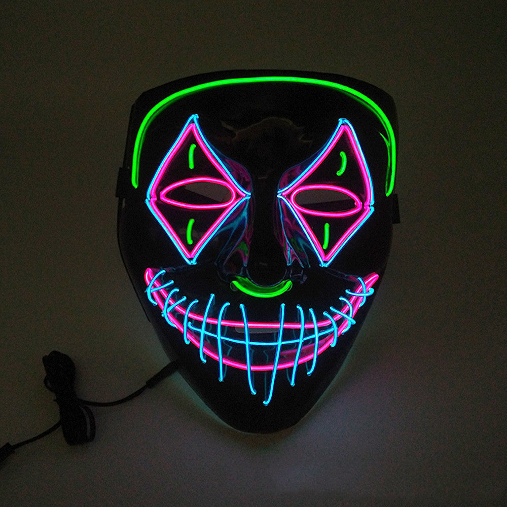 Halloween LED Luminous Mask for Parties and Costume Cosplay