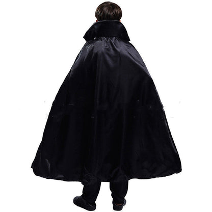 Kids' Halloween Vampire Costume Set - Boys' Classic Dracula Outfit for Trick-or-Treat & Parties