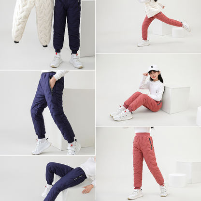 Kids' Outdoor Winter Pants - Water-Resistant, Fleece-Lined, Windproof, Adventure-Ready