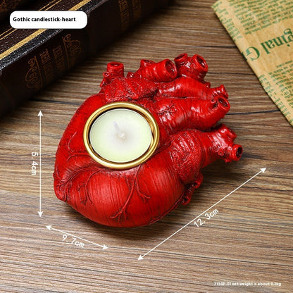 Halloween Gothic Anatomy Candle Holders – Spooky Decor for Parties & Haunted Houses