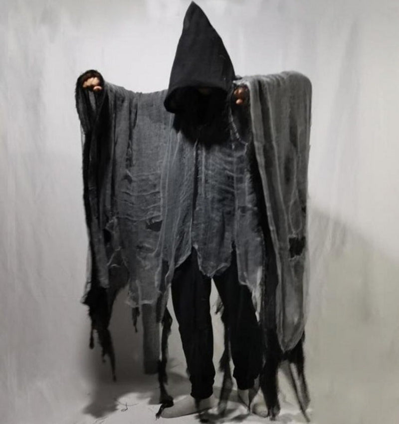Halloween Hooded Reaper Costume Robe for Adults – Spooky Party Cloak Outfit