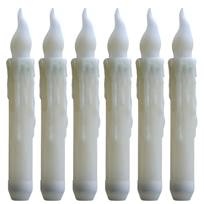 Halloween Floating LED Candles with Magic Wand Remote - Spooky Party Decorations Set