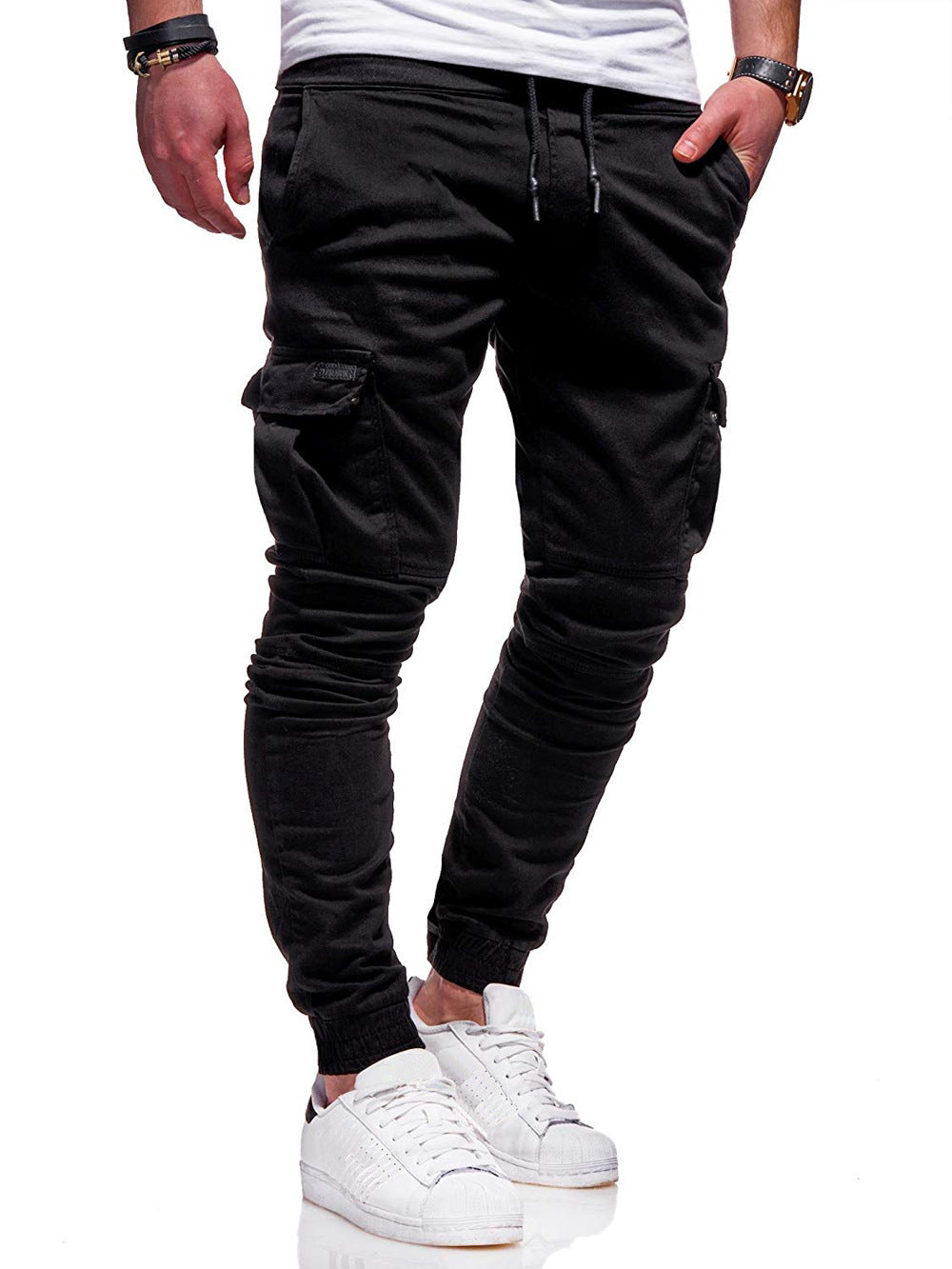 Toby – Tethered Elastic Sports Baggy Pants