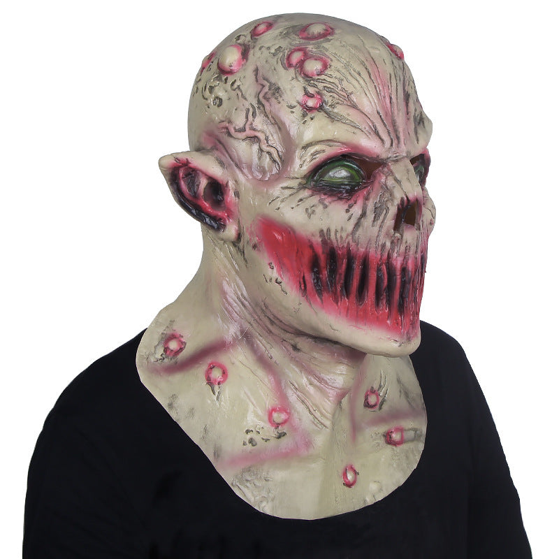 Halloween Deadly Silence Mask for Adults - Scary Latex Party Costume Accessory