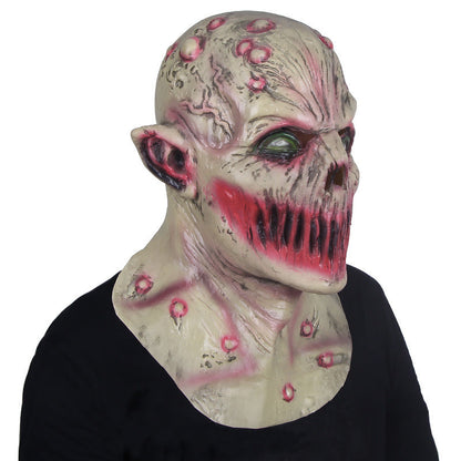 Halloween Deadly Silence Mask for Adults - Scary Latex Party Costume Accessory