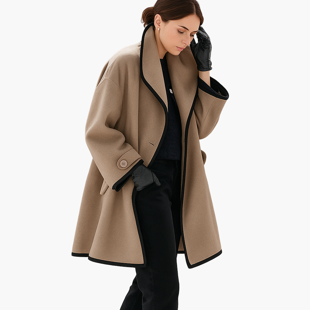 Women's Elegant Oversized Trench Coat – Fashionable Winter Outerwear for Versatile Occasions