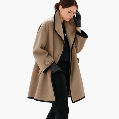 Women's Elegant Oversized Trench Coat – Fashionable Winter Outerwear for Versatile Occasions