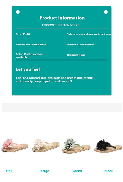 Mandy – Floral Casual Beach Sandals
