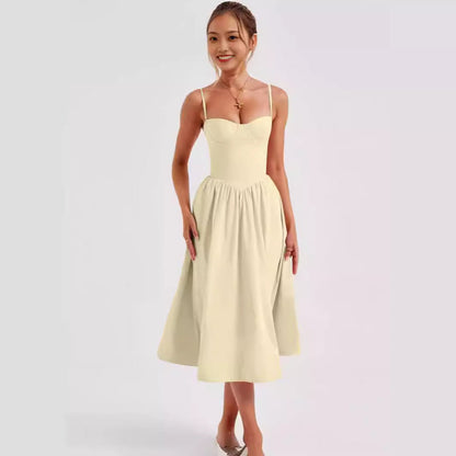 Sophie – French Retro Long Dress Court Style