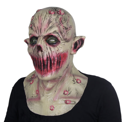 Halloween Deadly Silence Mask for Adults - Scary Latex Party Costume Accessory