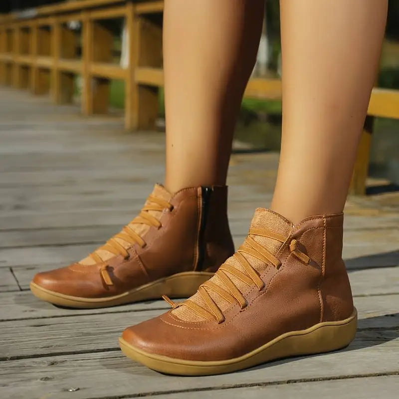 Women's Casual Comfort Ankle Boots – Fashionable Everyday Walking Booties