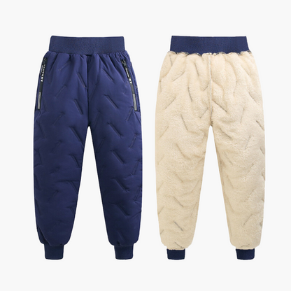 Kids' Outdoor Winter Pants - Water-Resistant, Fleece-Lined, Windproof, Adventure-Ready
