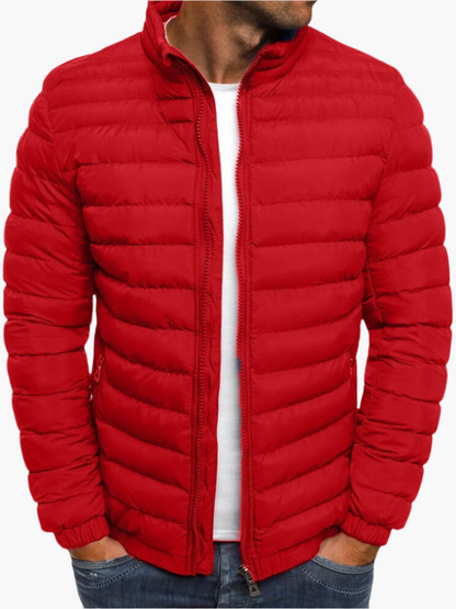 Men's Modern Quilted Lightweight Puffer Jacket for Everyday Casual and Outdoor Wear