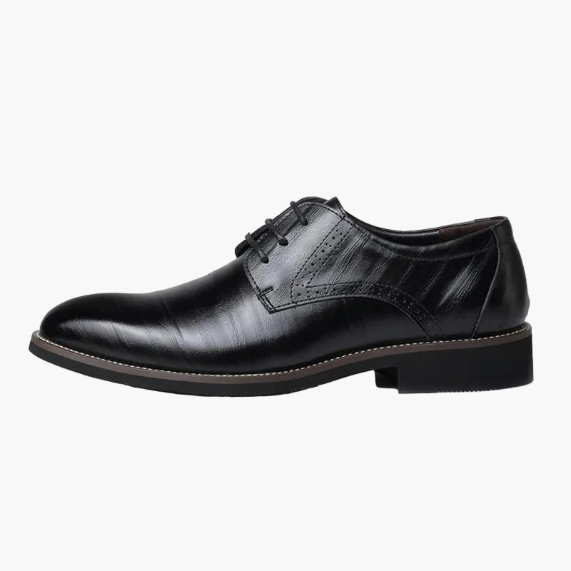 Men's Smart Vegan Leather Oxford Dress Shoes for Formal & Business Wear