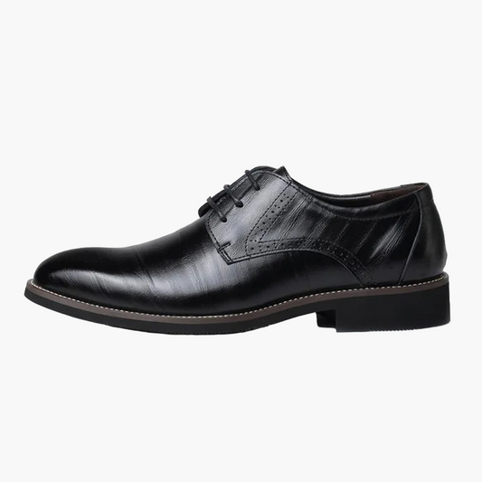 Men's Smart Vegan Leather Oxford Dress Shoes for Formal & Business Wear