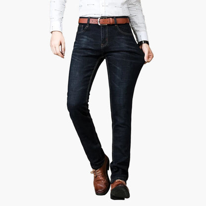 Men's Everyday Stretch Straight Fit Jeans for Work and Casual Wear