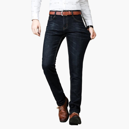 Men's Everyday Stretch Straight Fit Jeans for Work and Casual Wear