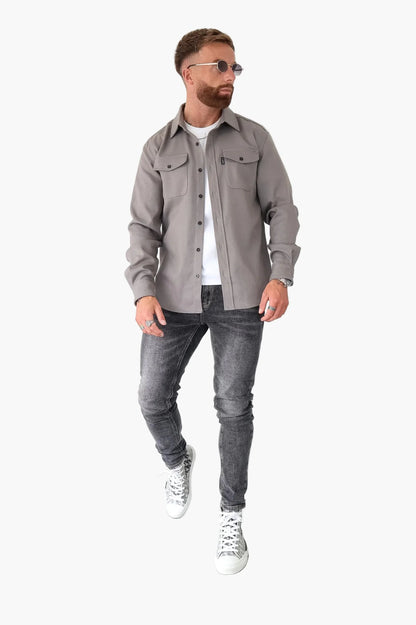 Men's Modern Shirt Jacket – Versatile Casual Style for Everyday Wear
