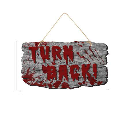 Halloween Scary Door Sign Set – Spooky Party Decorations for Haunted House & Trick-or-Treat