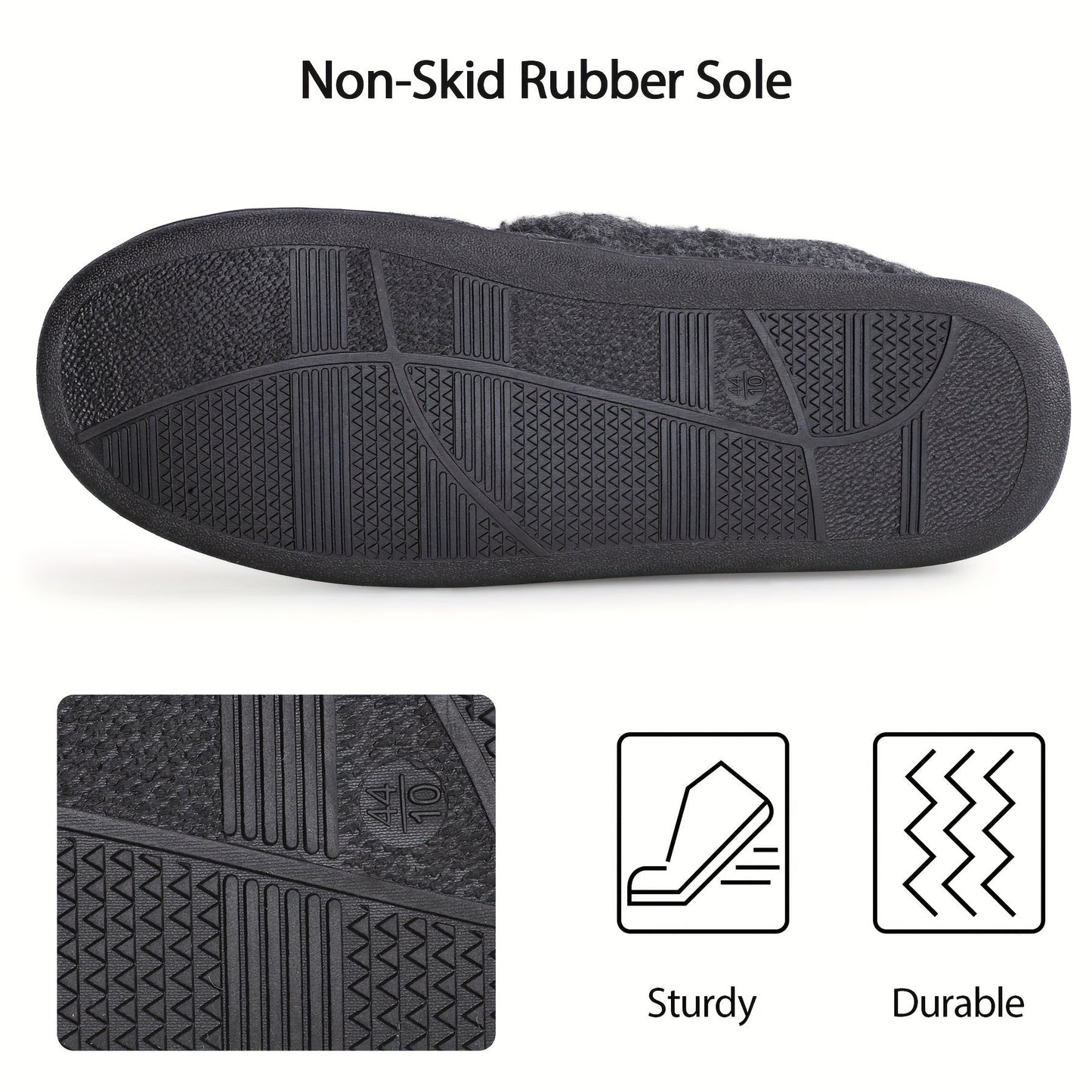 Men's Vintage Comfort Indoor Slippers with Ankle Strap and Velcro Closure