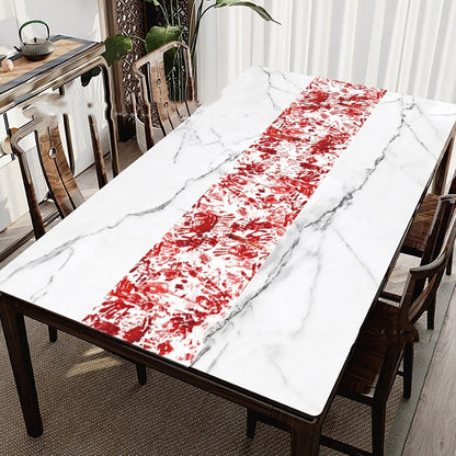 Halloween Bloody Table Runner for Spooky Party Decorations