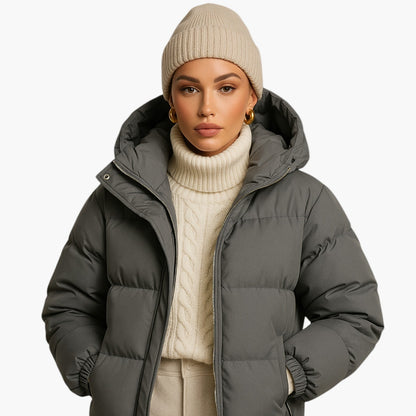 Men's & Women's Winter Down Puffer Parka Jacket, Waterproof Hooded Urban Outdoor Coat