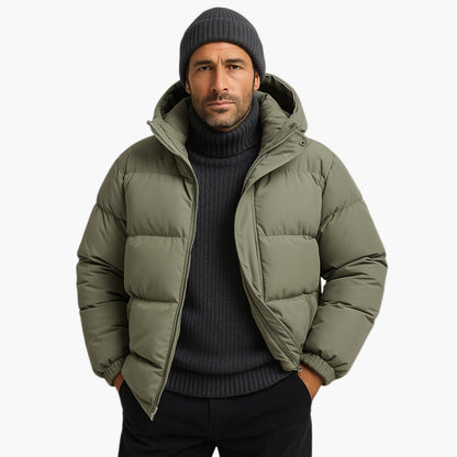 Men's & Women's Winter Down Puffer Parka Jacket, Waterproof Hooded Urban Outdoor Coat