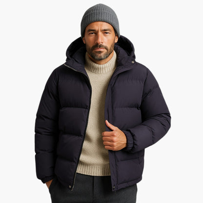 Men's & Women's Winter Down Puffer Parka Jacket, Waterproof Hooded Urban Outdoor Coat