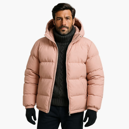 Men's & Women's Winter Down Puffer Parka Jacket, Waterproof Hooded Urban Outdoor Coat