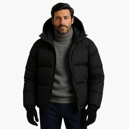 Men's & Women's Winter Down Puffer Parka Jacket, Waterproof Hooded Urban Outdoor Coat