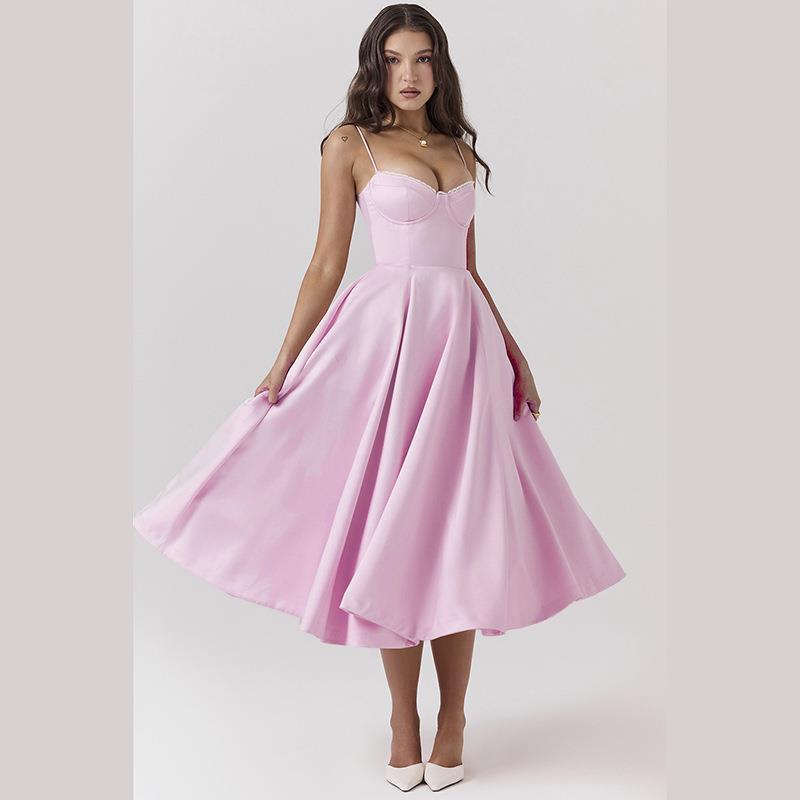 Jade – Slim-fit Corset Dress with Steel Ring