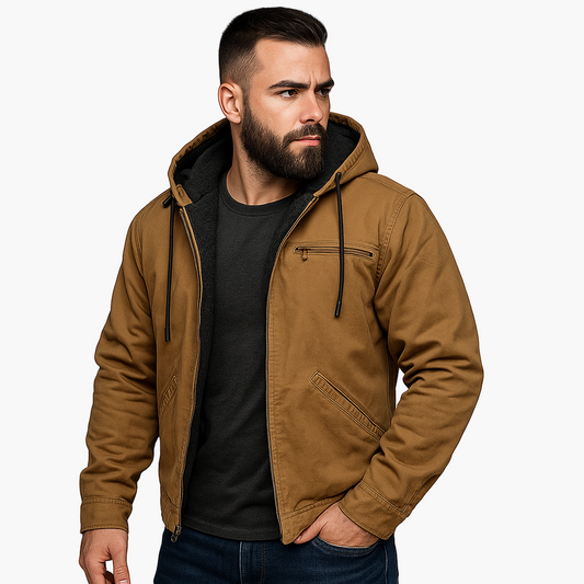 Men's Casual Hooded Autumn Jacket – Modern Lightweight Everyday Outerwear