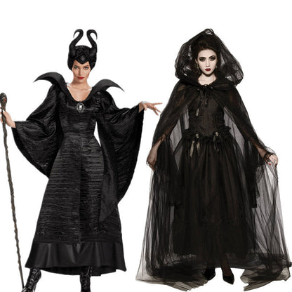 Women's Halloween Witch and Sorceress Costume Dress for Parties and Masquerade