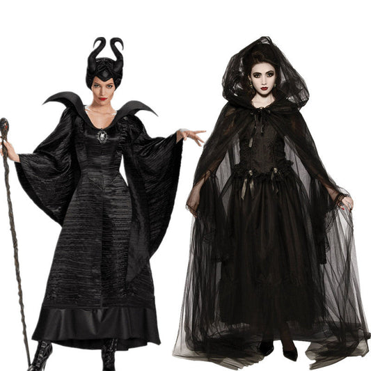 Women's Halloween Witch and Sorceress Costume Dress for Parties and Masquerade