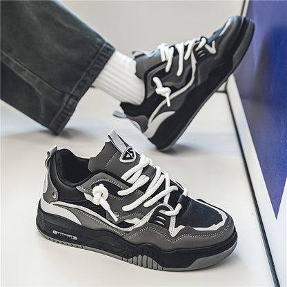 Men's Casual Geometric Pattern Sports Sneakers – Fashion Street Style