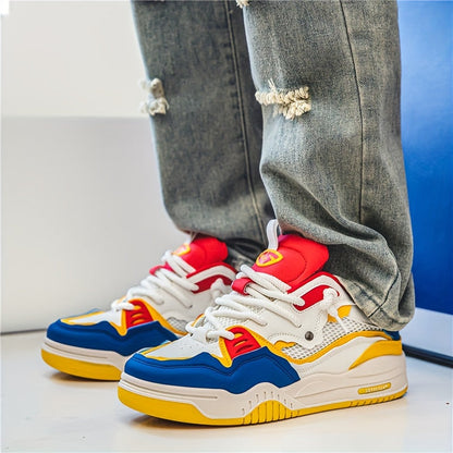 Men's Casual Geometric Pattern Sports Sneakers – Fashion Street Style