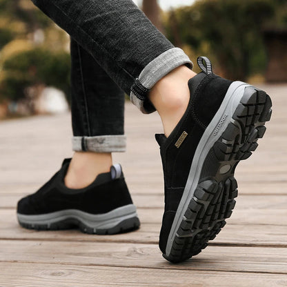 Men's Orthopedic Slip-On Walking Shoes for Outdoor Comfort and Support