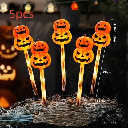 Halloween Ghost Pathway Lights Outdoor Decoration Set