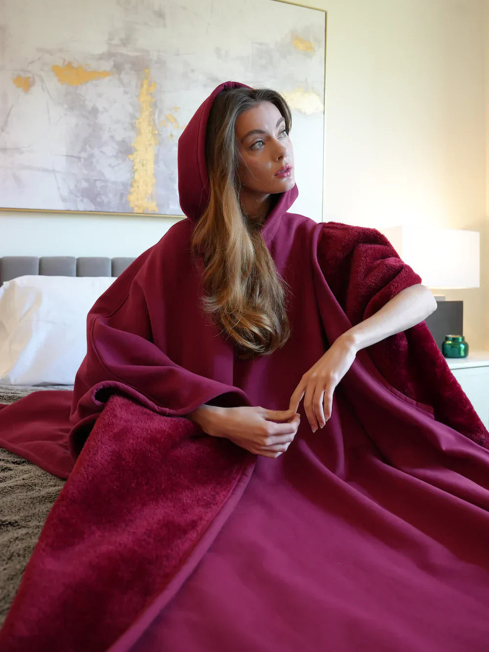 Women's Oversized Hoodie Blanket – Cozy Relaxation Wear
