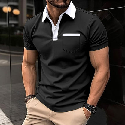 Malcolm – Slim Fit Short-Sleeved Polo Shirt for Men