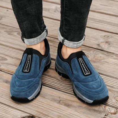 Men's Orthopedic Slip-On Walking Shoes for Outdoor Comfort and Support