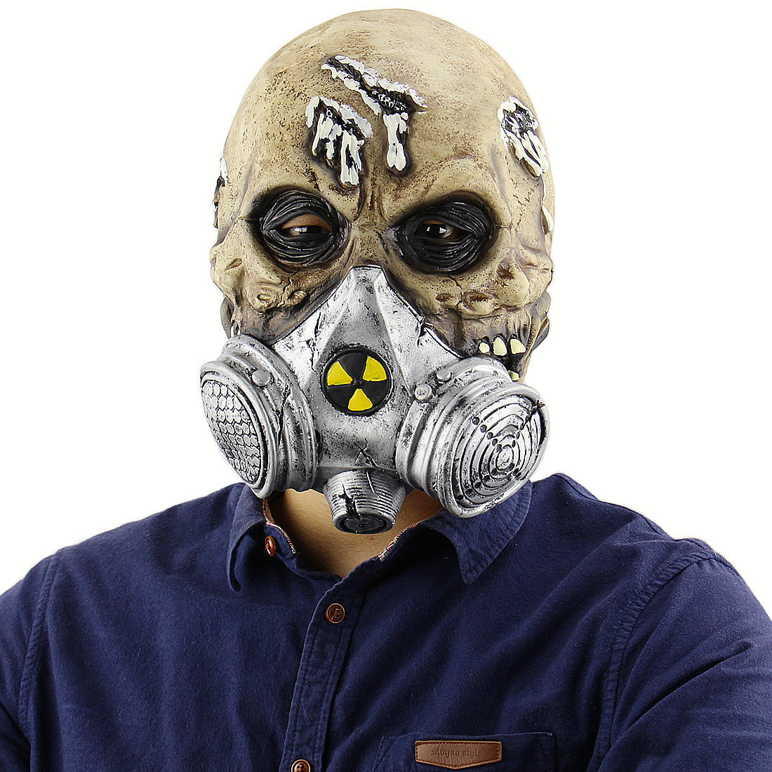 Halloween Men's Vampire Demon Full Head Mask Costume Accessory
