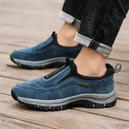 Men's Orthopedic Slip-On Walking Shoes for Outdoor Comfort and Support