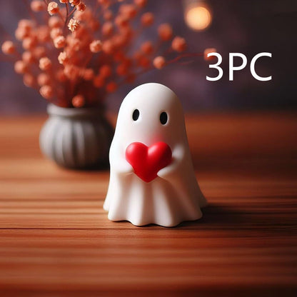 Halloween Ghost Resin Figurine - Funny Spooky Decoration for Parties & Home
