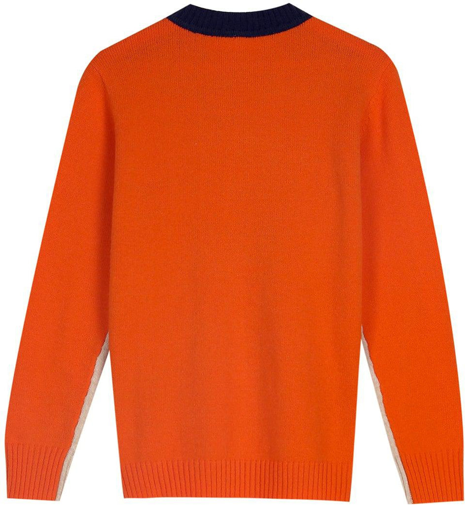 Women's Graphic Colorblock Sweater – Modern Urban Fitted Pullover
