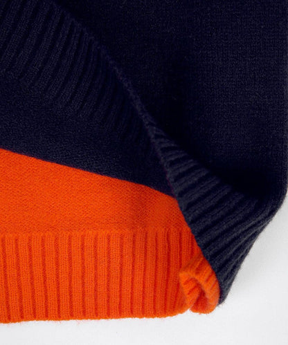 Women's Graphic Colorblock Sweater – Modern Urban Fitted Pullover