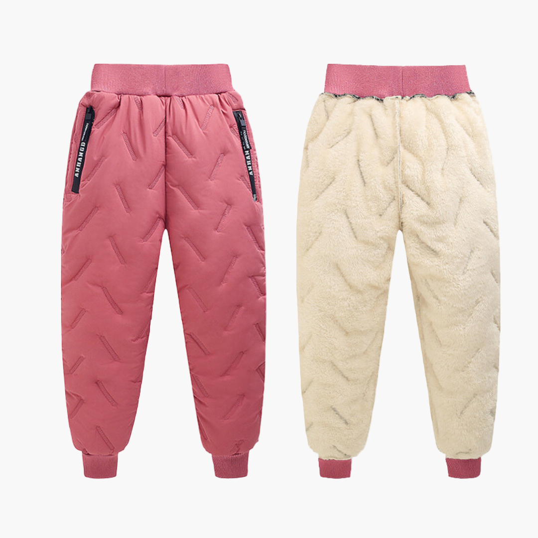 Kids' Outdoor Winter Pants - Water-Resistant, Fleece-Lined, Windproof, Adventure-Ready