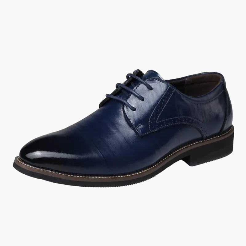 Men's Smart Vegan Leather Oxford Dress Shoes for Formal & Business Wear