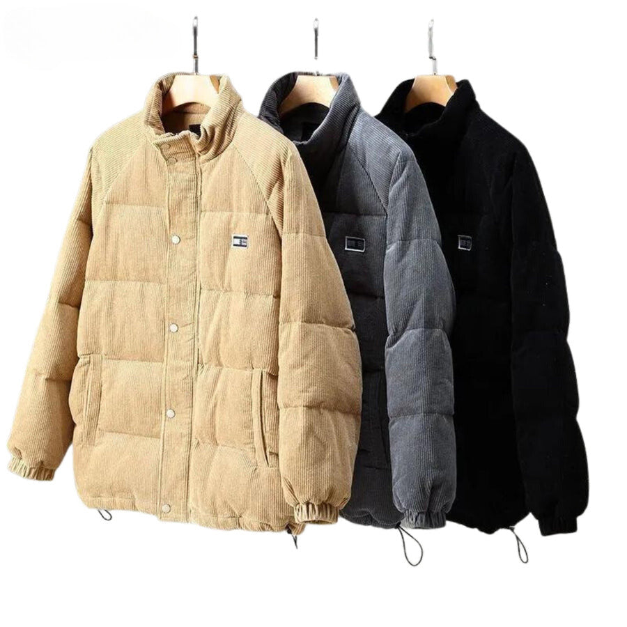 Men's Stylish Winter Puffer Jacket for Urban and Outdoor Use